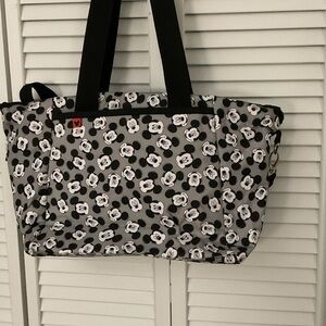 Disney Mickey Mouse Black and White Tote. Diaper bag.